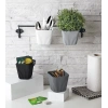 USLUCAN ALIŞVERİŞ Duvara Asılan Çok Amaçlı Organizer - 2'li Saksı Set