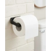 USLUCAN ALIŞVERİŞ Duvara Monte Siyah Peçetelik Minimal Banyo Aksesuarı