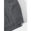 USLUCAN ALIŞVERİŞ Erkek Düz Kapüşonlu Sweat - Füme