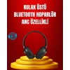 USLUCAN ALIŞVERİŞ Geniş Frekans Aralıklı Bluetooth Kulak Üstü Kulaklık