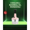 USLUCAN ALIŞVERİŞ Geniş Hazneli Manuel Doğrayıcı Ev Tipi Kullanım