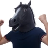USLUCAN ALIŞVERİŞ Gerçekçi At Kafası Maskesi Siyah Renk