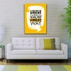 USLUCAN ALIŞVERİŞ Great Thing Afiş Turuncu Tonlarda Kanvas Tablo 50 x 70