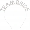 USLUCAN ALIŞVERİŞ Gümüş Kaplama Kristal Taşlı Team Bride Taç