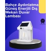 USLUCAN ALIŞVERİŞ Güneş Enerjili Hareket Sensörlü Duvar Lambası