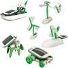 USLUCAN ALIŞVERİŞ Güneş Enerjili Robot Oluşturma Seti Solar Kit (6 in 1)
