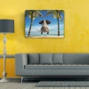 USLUCAN ALIŞVERİŞ Hamaktaki Fil Kanvas Tablo 50 x 70