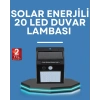USLUCAN ALIŞVERİŞ Hareket Algılamalı Solar LED Güvenlik Lambası
