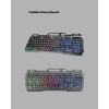 USLUCAN ALIŞVERİŞ HN01 KULAKLIK + PG-8018 OYUNCU KLAVYESİ SET