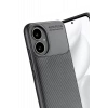 USLUCAN ALIŞVERİŞ Honor 400 Kılıf Auto Focus Karbon Kapak - Gri