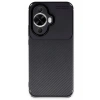 USLUCAN ALIŞVERİŞ Huawei Nova 12S Kılıf Auto Focus Karbon Kapak - Siyah