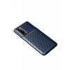USLUCAN ALIŞVERİŞ Huawei P Smart 2021 Kılıf Auto Focus Karbon Kapak - Lacivert