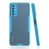 USLUCAN ALIŞVERİŞ Huawei P Smart 2021 Kılıf Platin Silikon - Mavi