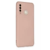 USLUCAN ALIŞVERİŞ Huawei P30 Lite Kılıf Nano içi Kadife Silikon - Pudra