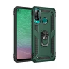USLUCAN ALIŞVERİŞ Huawei P40 Lite E Kılıf Sofya Yüzüklü Silikon Kapak - Yeşil