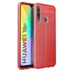 USLUCAN ALIŞVERİŞ Huawei Y6P Kılıf Auto Focus Kapak - Kırmızı