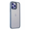 USLUCAN ALIŞVERİŞ iPhone 14 Pro Kılıf Roblox Lens Standlı Kapak - Sierra Blue