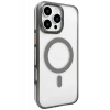 USLUCAN ALIŞVERİŞ iPhone 16 Pro Max Gleam PC Sert Magsafe Kılıf - Titan Gri