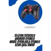 USLUCAN ALIŞVERİŞ Joystik Gamepad Bluetooth Telefon Tutucu Oyun Kolu Telefon Android Uyumlu