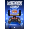 USLUCAN ALIŞVERİŞ Joystik Gamepad Bluetooth Telefon Tutucu Oyun Kolu Telefon Android Uyumlu