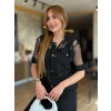 USLUCAN ALIŞVERİŞ Kadın Fileli Kapüşonlu Modal Ceket
