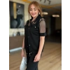 USLUCAN ALIŞVERİŞ Kadın Fileli Kapüşonlu Modal Ceket