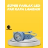 USLUCAN ALIŞVERİŞ Kampçı Kafa Lambası Su Geçirmez Çok Modlu LED