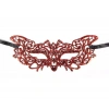 USLUCAN ALIŞVERİŞ Kırmızı Dantel Masquerade Maskesi 9 No