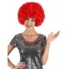 USLUCAN ALIŞVERİŞ Kırmızı Renk Kıvırcık Afro Bonus Peruk