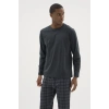 USLUCAN ALIŞVERİŞ Kocabey 9273 Erkek  O Yaka Pijama Takımı