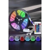 USLUCAN ALIŞVERİŞ Led Işık 5 Metre Şerit Led RGB Işıklı