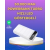 USLUCAN ALIŞVERİŞ Lightning ve Type-C Girişli 50000mAh Powerbank
