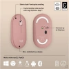 USLUCAN ALIŞVERİŞ LOGITECH PEBBLE 2 M350S KABLOSUZ BLUETOOTH SESSİZ OPTİK MOUSE PEMBE 910-007014