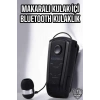 USLUCAN ALIŞVERİŞ Makaralı Bluetooth Kulaklık Çağrı Cevaplama Kablolu Uzun Pil Ömrü