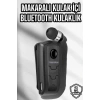 USLUCAN ALIŞVERİŞ Makaralı Bluetooth Kulaklık Kulak İçi Android iOS Uyumlu Titreşimli