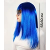 USLUCAN ALIŞVERİŞ Mavi Renk Uzun Parti Peruğu