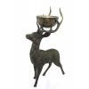 USLUCAN ALIŞVERİŞ Metal Geyikli Kase 77 Cm