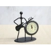 USLUCAN ALIŞVERİŞ Metal Saatli Gitar Çalan Müzisyen