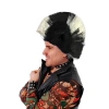 USLUCAN ALIŞVERİŞ Mohican Mohawk Punk Peruk - 70 li 80 li Yıllar Peruk Model 5