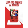 USLUCAN ALIŞVERİŞ Nostalji Oyunlu Mini Atari Gamebox 400 Oyunlu El Atarisi