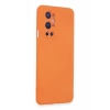 USLUCAN ALIŞVERİŞ One Plus 9 Pro Kılıf Nano içi Kadife Silikon - Turuncu