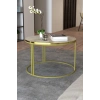 USLUCAN ALIŞVERİŞ Orta Sehpa Tekli Special Lüx Gold Efes