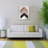 USLUCAN ALIŞVERİŞ Pastel Renklerde Geometrik Şekiller Kanvas Tablo 50 x 70
