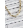 USLUCAN ALIŞVERİŞ Pirinç Gold Renk Tifani Model Kadın Kolye