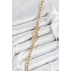 Pirinç Zirkon Taşlı Kelebek Model Gold Renk Kadın Bileklik