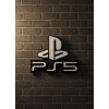 USLUCAN ALIŞVERİŞ PlayStation 5 Logo Duvar Dekoru Minimal Tasarım 16×12 cm