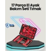 USLUCAN ALIŞVERİŞ Profesyonel Paslanmaz Çelik Manikür & Pedikür Seti