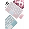 USLUCAN ALIŞVERİŞ Profesyonel Wifi Q Klavye Bluetooth Klavye Touchpad 10.8 Inç