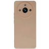 USLUCAN ALIŞVERİŞ Realme 11 Pro Kılıf Nano içi Kadife Silikon - Pudra