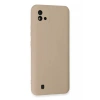 USLUCAN ALIŞVERİŞ Realme C11 2021 Kılıf Nano içi Kadife Silikon - Pudra